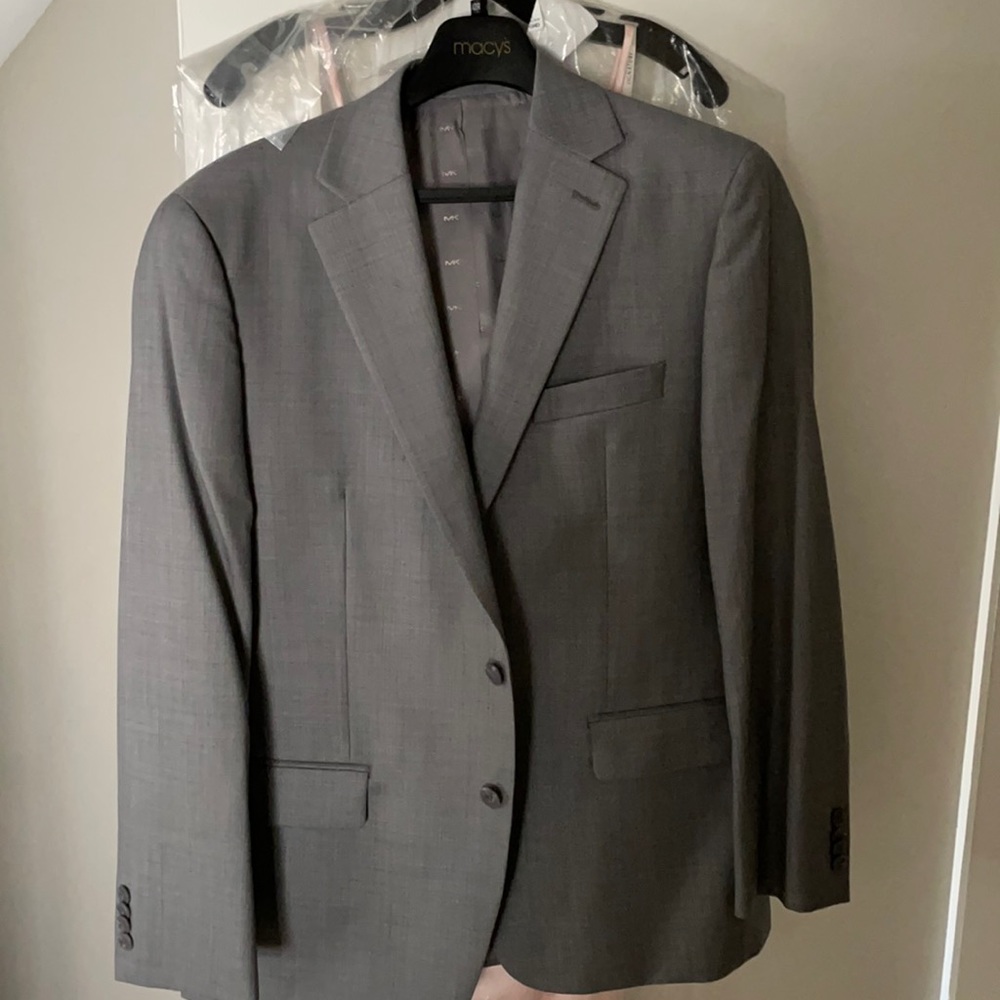 Michael kors grey suit jacket